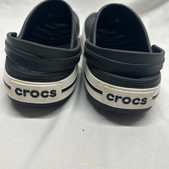 Crocs Crocband Black clogs Sz:M7/W9 Lightweight Comfort Minimalist Slip on shoe - Picture 7 of 9